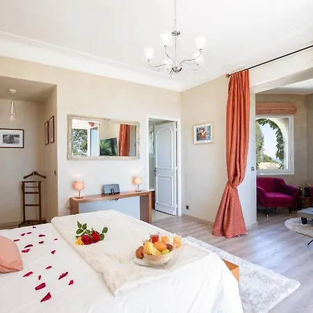 Villa Le Castel Rose Super Cannes, Face Aux Iles De Lerins *