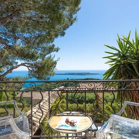 Villa Le Castel Rose Super Cannes, Face Aux Iles De Lerins Vallauris
